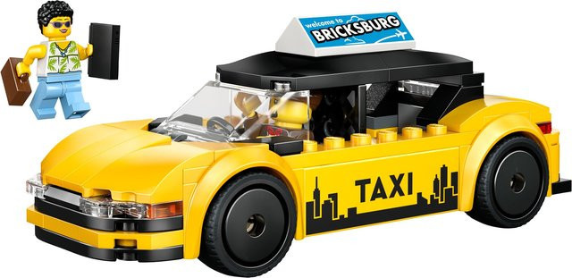 Lego City Gelbes Taxi Bauset - Bild 3