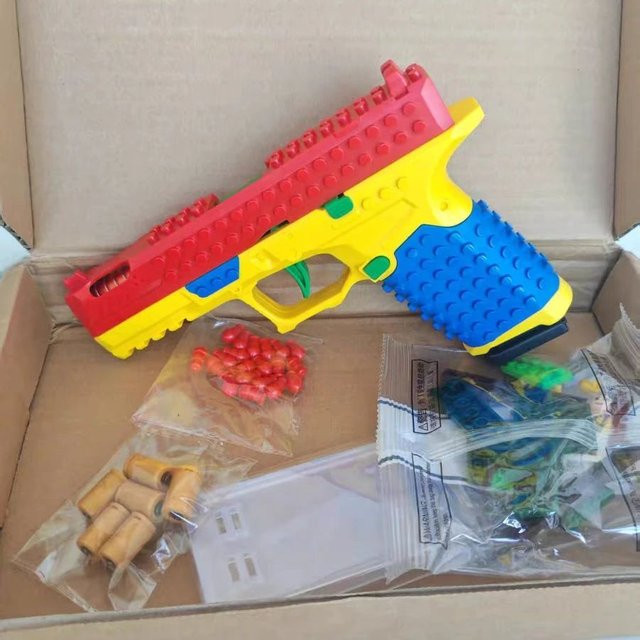 Hot Toys SIG17 Baustein-Spielzeugpistole, Automatisches Schießen, Softbullet-Pistole - Bild 1