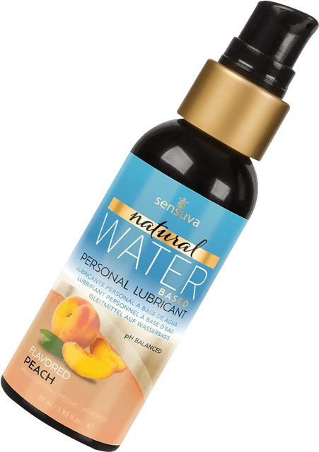 Sensuva Natural Water-Based Lubricant Peach, 57 ml, Unisex - Bild 1