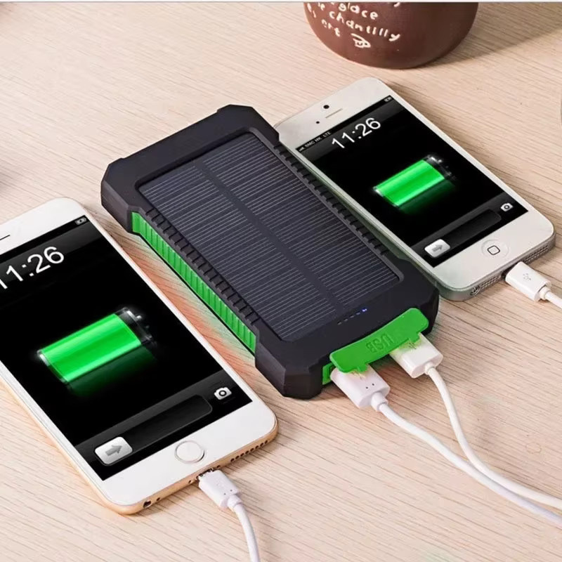 Lenovo Solar-Powerbank mit 500000 mAh Kapazität für iPhone, Samsung und Huawei in Schwarz und Gelb - Bild 4