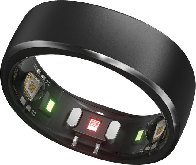 RingConn Smart Ring in Midnight Black mit Schlafüberwachung und Blutsauerstoffmessung, Größe 12 - Bild 1