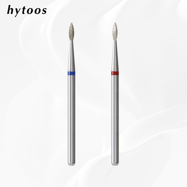 HYTOOS Nagelbohrer, 2mm Flammen-Diamant, Maniküre-Werkzeug - Bild 1