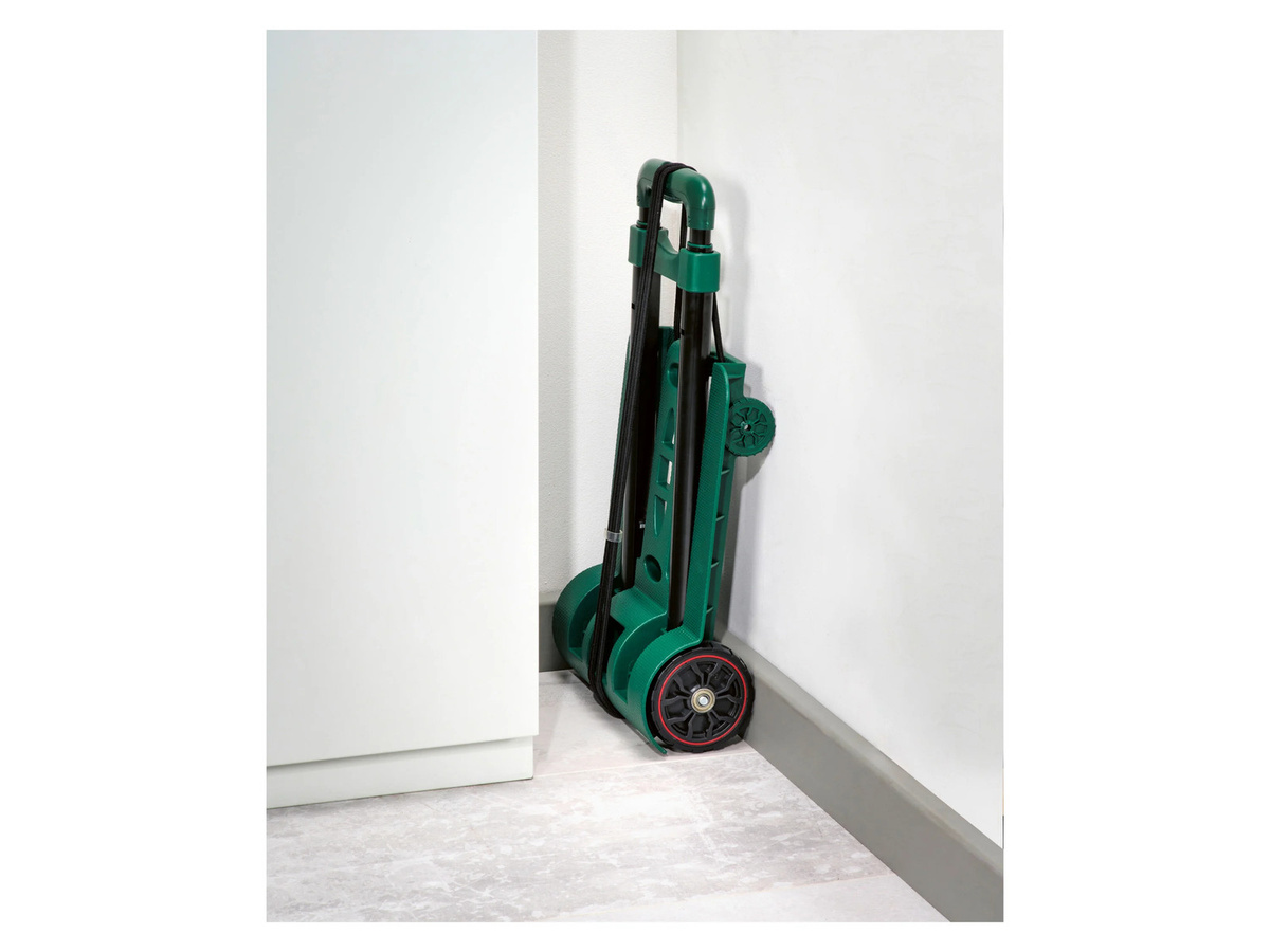 Parkside Transportkarre in Grün mit Kunststoffkomponenten, Höhe: 96,0 cm, Breite: 50,0 cm, Tiefe: 33,5 cm - Bild 3