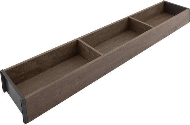 Blum Schubkastenrahmen Ambia-Line Schmal Nebraska Eiche in Braun, Stahl Matt, B/T/H: 57,2 x 10,0 x 5,0 cm - Bild 1
