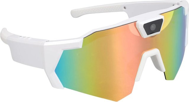 Igeteck Smarte POV-Sonnenbrille mit 1080P HD Action-Kamera, 120 Grad Weitwinkelobjektiv und winddichtem Design in Beige - Bild 1