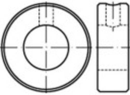 TOOLCRAFT Stellringe Außen-Durchmesser: 32 mm, M6, DIN 705, Stahl, 10 Stück - Bild 1