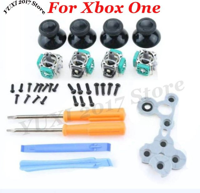 Yu Xi 3D Joystick Ersatzteile und Abdeckung für Xbox One mit T6 T8 Schraubendreher und Hebeln in Multicolour - Bild 1