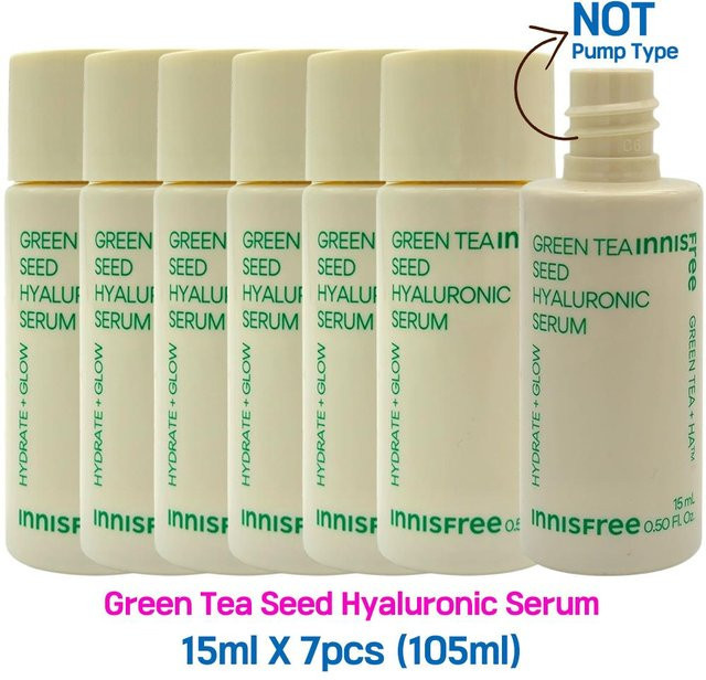 INNISFREE Hyaluron-Serum mit Grünteesamen, 105 ml, Trockene Haut - Bild 1