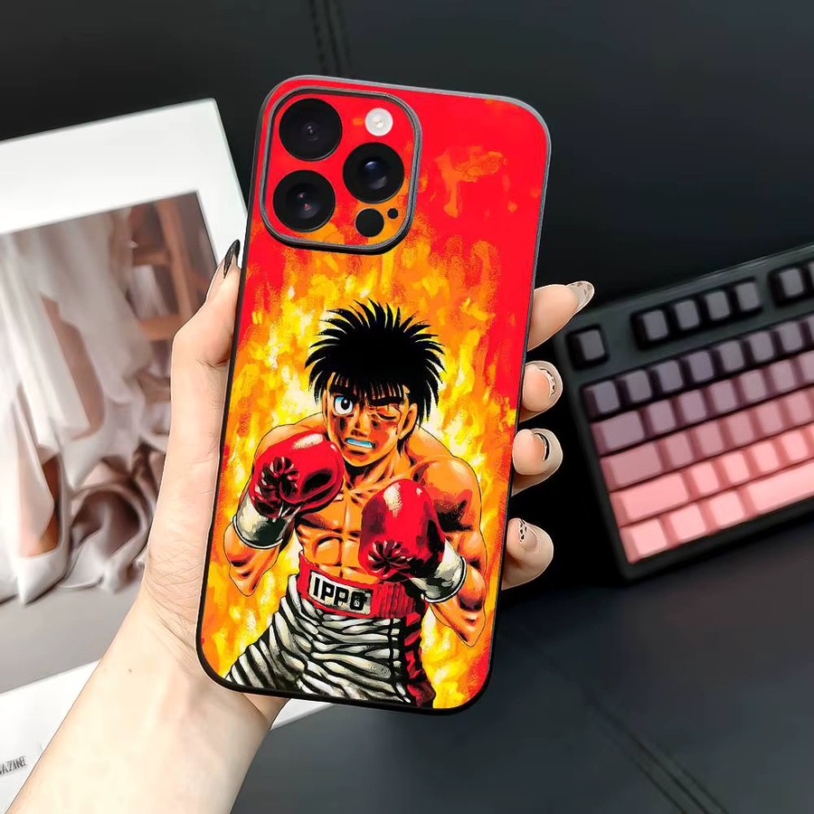Hajime No Ippo Anime Handyhülle aus weichem TPU für Apple iPhone 16 15 14 13 12 11 Pro Max Plus Mini in Multicolor - Bild 3