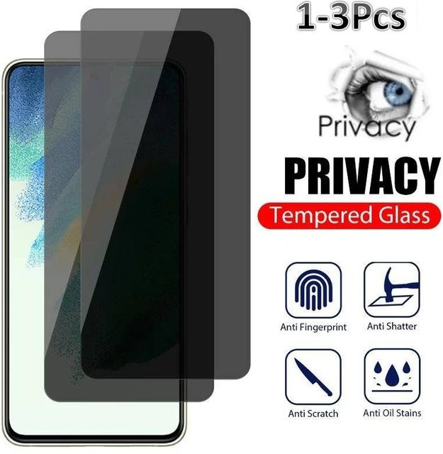 Sichtschutz Panzerglas aus gehärtetem Glas für Vivo Y3S V25 Y73S X50 Lite Y11 V11 2019 S1 Pro V1945 Y11 2023 in Transparent - Bild 1