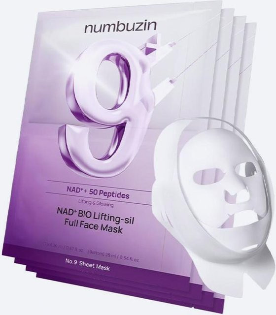 numbuzin Nr. 9 NMN BIO Lifting Gesichtsmaske, Serum, Reife Haut - Bild 1