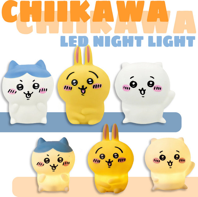 Bandai Chiikawa LED-Nachtlampe, Hachiware Usagi, Hasenlampe - Bild 1