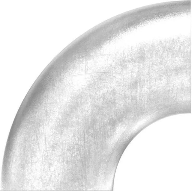 FeNau Schweißbogen Edelstahl V2A für Rohr Ø 38,0 mm x 2,0 mm, 90 Grad, Farbe: Silber, ungeschliffen - Bild 1