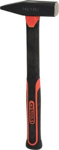 KS Tools Schlosserhammer mit Fiberglasstiel in Schwarz, 590g - Bild 1