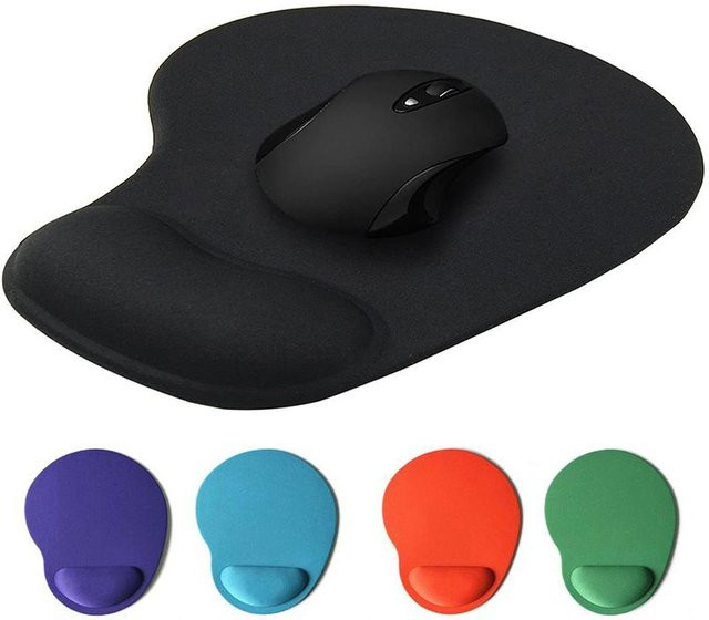 Ergonomisches EVA Mauspad mit Handgelenkstütze für Laptop und Desktop in Blau - Bild 1