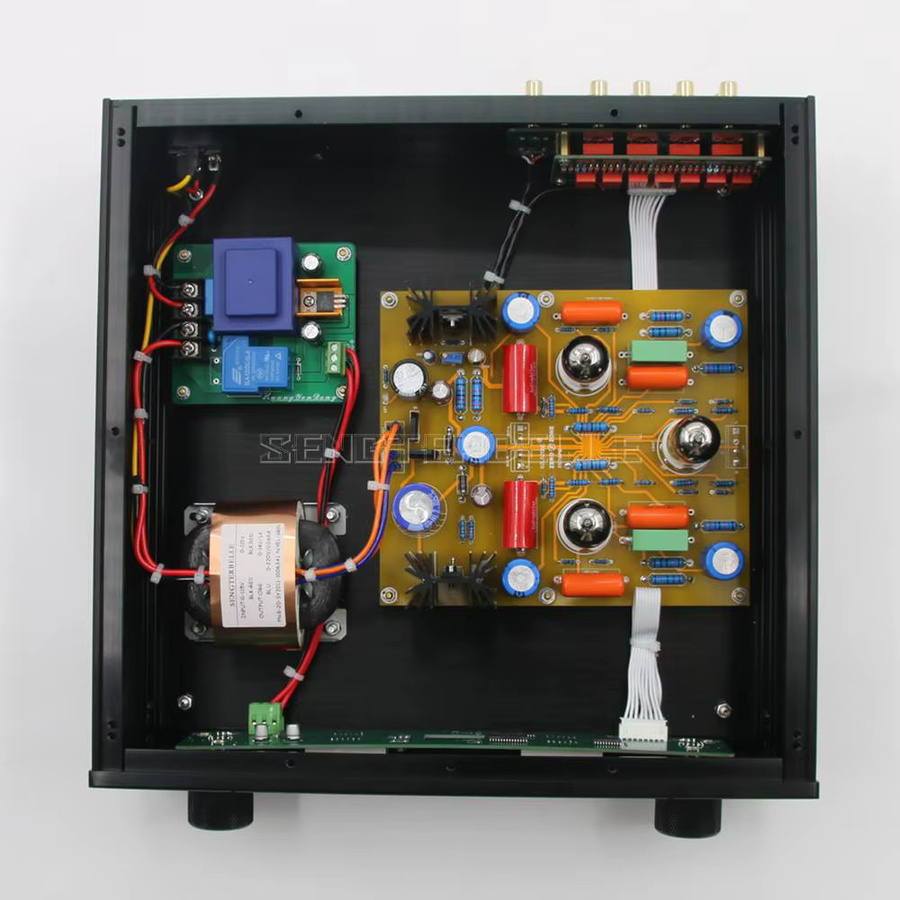 Marantz PRT07B Referenz M7 Röhren-Vorverstärker in Schwarz mit ECC83 Röhren, Fernbedienung, 4 Eingängen und 1 Ausgang - Bild 2