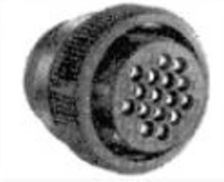 TE Connectivity 206837-1 CPC Rundstecker Stecker gerade, 24 Polzahl, Schwarz - Bild 1