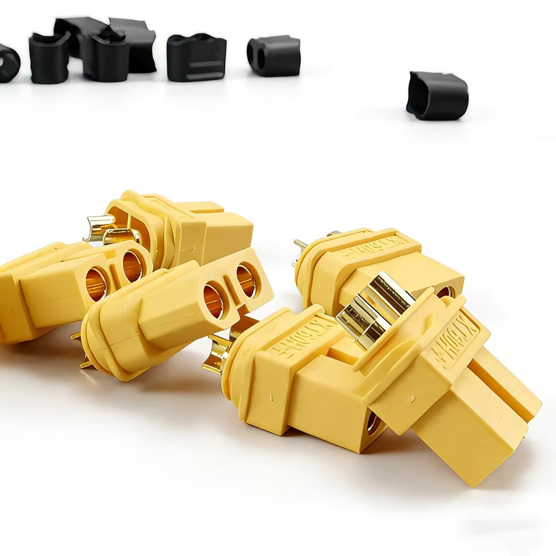 PYLRC XT60 Stecker XT60H Männlich Weiblich Rundstecker Netzstecker, Gelb - Bild 2