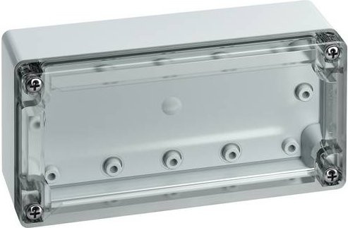 Spelsberg TG PC 1608-6-to Installations-Gehäuse aus Polycarbonat in Lichtgrau RAL 7035, B/T/H: 16,2 x 8,2 x 5,5 cm - Bild 1