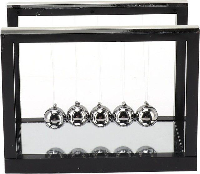 Newton Pendel Balancekugeln von TOMTOP JMS aus Edelstahl in Silber für den Schreibtisch zur Stressbewältigung - Bild 1