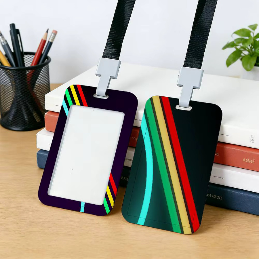 Game A-ARC Raiders Kartenhalter mit Lanyard als ID-Namensschild für Firmenmitarbeiter, Unisex, Multicolour - Bild 2