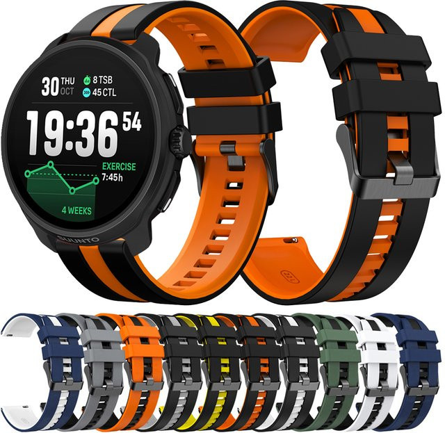 Suunto Uhrenarmband Silikon, 20mm 22mm, multicolour - Bild 1