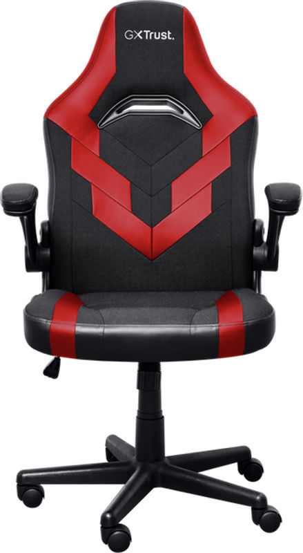 Trust GXT 703R Riye Gaming-Stuhl aus Stoff in Schwarz/Rot - Bild 3