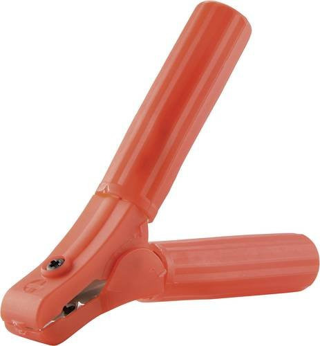 TRU Components Ladezange aus Messing in Rot mit Schraubanschluss für max. 300 A/30 V/DC - Bild 1