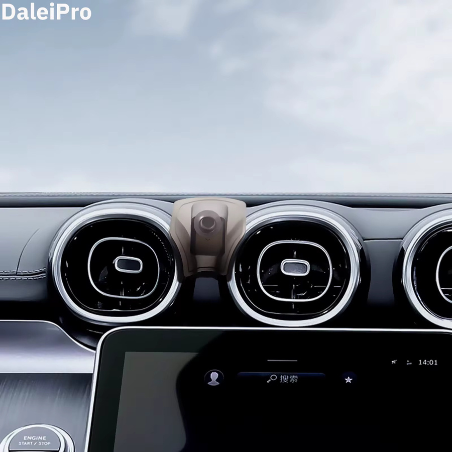 DaleiPro Magnetischer Autotelefonhalter mit MagSafe und kabellosem Laden für Mercedes Benz C-Klasse W206, Schwarz - Bild 2