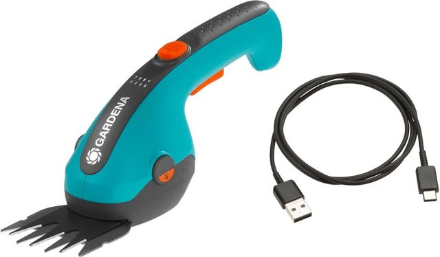 Gardena Akku-Grasschere ClassicCut Li mit LED-Anzeige und USB-C Ladekabel - Bild 2