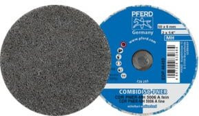 PFERD COMBIDISC Vliesronde CDR PNER Ø 50mm Mittelhart A Fein für Finish in Grau - Bild 1