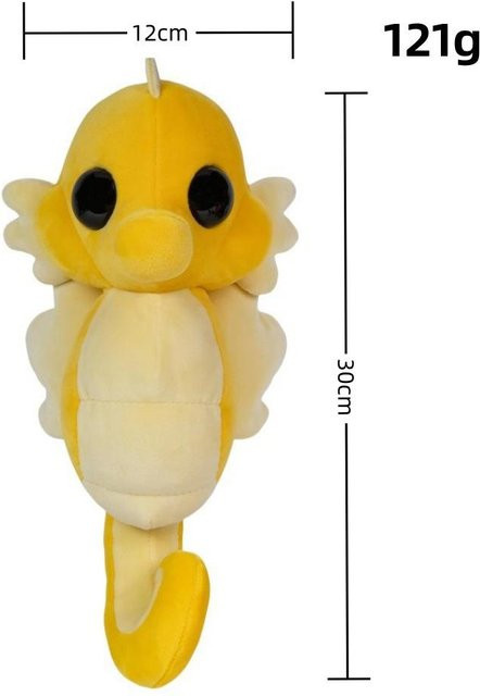 Yiran toy Adopt Me Schatten Drache, Plüschtier, 25cm, ab 0 Jahre - Bild 1
