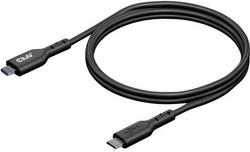 Club3D USB-Kabel USB 3.2 Gen1 mit USB-C Stecker und USB-Micro-B Stecker, Schwarz, 1,00 m, CAC-1526 - Bild 1