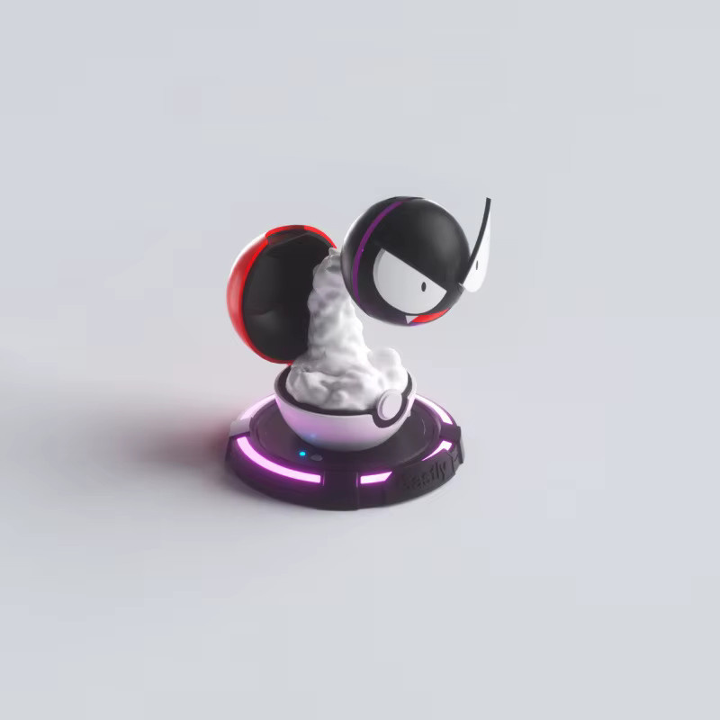 Pokemon Gastly USB Luftbefeuchter mit Aromatherapie-Funktion und atmosphärischer Beleuchtung für deinen Schreibtisch - Bild 3
