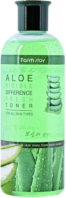 Farm Stay Aloe Visible Difference Fresh Toner, 350 ml, Aloe Vera - Bild 1