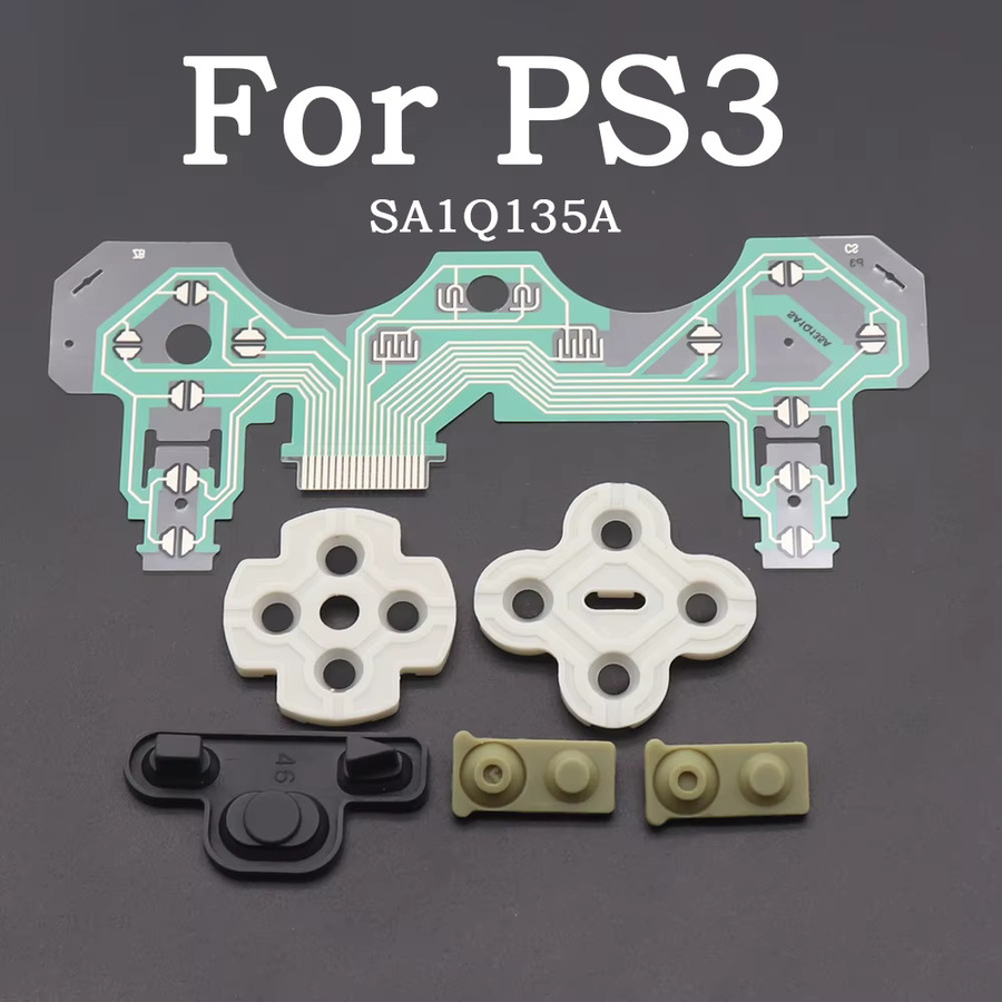 TingDong Leitfähiger Gummi und Film für PS3 Controller Modelle SA1Q135A SA1Q159A SA1Q160A SA1Q194A SA1Q222A in Multicolor - Bild 2