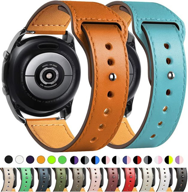 Uhrenarmband Leder, 20/22 mm, Unisex - Bild 1