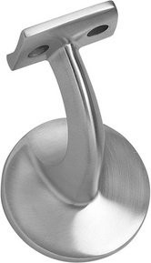 Intersteel Handlaufträger aus Edelstahl mit runder Auflage in Silber - Bild 1