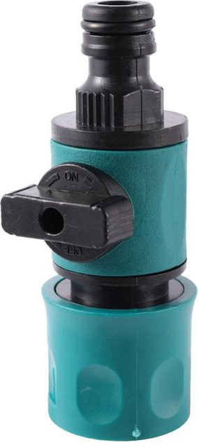 Adhere To Fly Inline-Absperrventil für 16 mm Gartenschläuche mit Schnellverbinder und Durchflusssteuerung - Bild 1