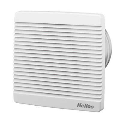Helios Axialventilator HSD 250/4 3-PH Regelbar mit Gitter in Weiß - Bild 1