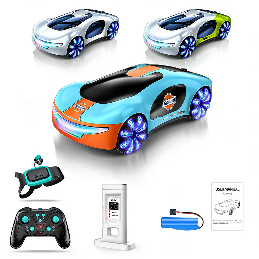 Kelaton Energie-Sprüh-Stunt-RC-Auto, ferngesteuert, mit LED-Radbeleuchtung - Bild 5