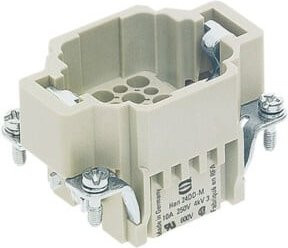 Harting Kontakteinsatz Crimp 09160243001 in Beige und Grau - Bild 1