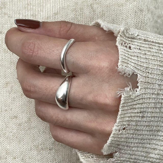 VENTFILLE Ring 925 Silber, Unregelmäßig, Damen - Bild 1