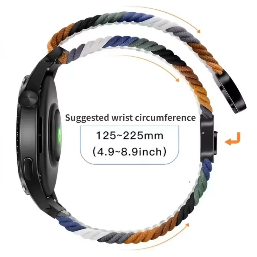 Nothing Uhrenarmband Nylon, Multicolor, Unisex, 20mm 22mm - Bild 3