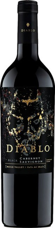 Concha y Toro Diablo Black Rotwein, Cabernet Sauvignon, Chile, Valle de Maule, 2023, trocken, 13,5 % vol, 0,75 l