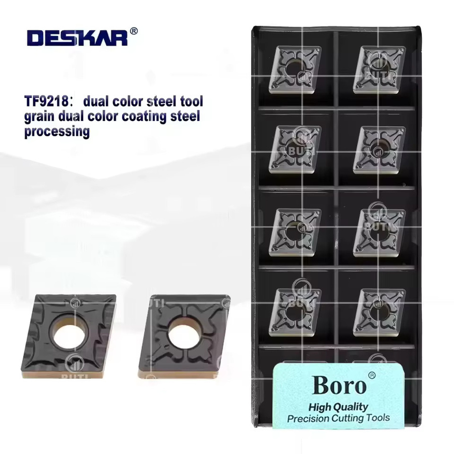 DESKAR Original-Drehmeißel CNMG120404/120408-TM TF9218 Zweifarbige Außendrehwerkzeuge für die Stahlbearbeitung - Bild 6