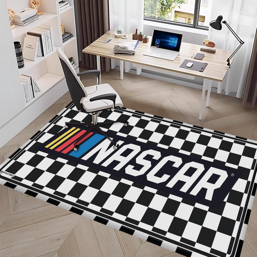 JGJG N-NASCARS Rennwagen Teppich, rutschfeste Waschküchenmatte für Wohnzimmer und Flur, Mehrfarbig, B/T: 60 x 40 cm - Bild 6
