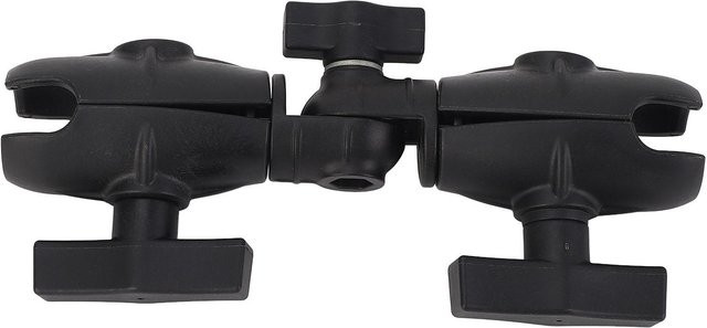 OutsideWorld Doppelgelenk-Schwenkarm mit Ratsche für RAM Mounts C-Größe 1,5 Zoll Kugelkomponenten 8,1 Zoll Schwarz - Bild 1