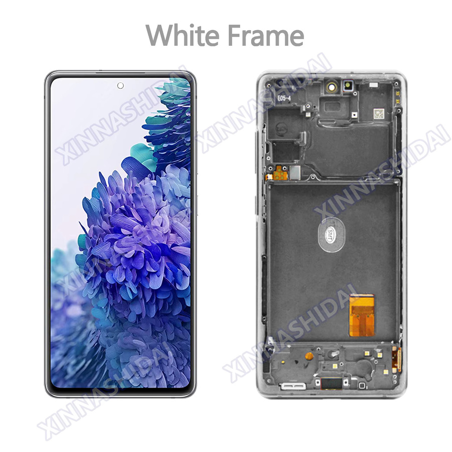 Samsung Galaxy S20 FE Super OLED LCD Display mit Touch Screen Digitizer Ersatz für G781 G780 G781B in Schwarz oder Weiß - Bild 3