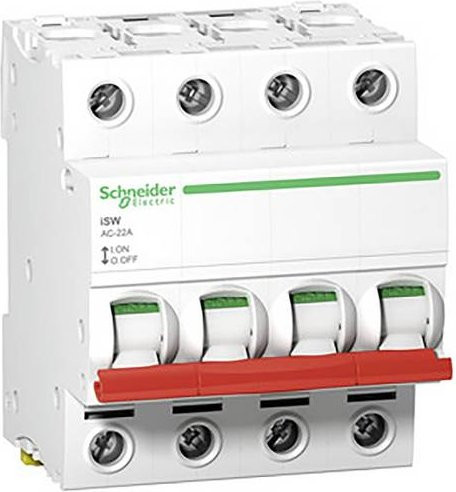 Schneider Electric Lasttrennschalter A9S66463 in Rot, Grün und Weiß - Bild 1